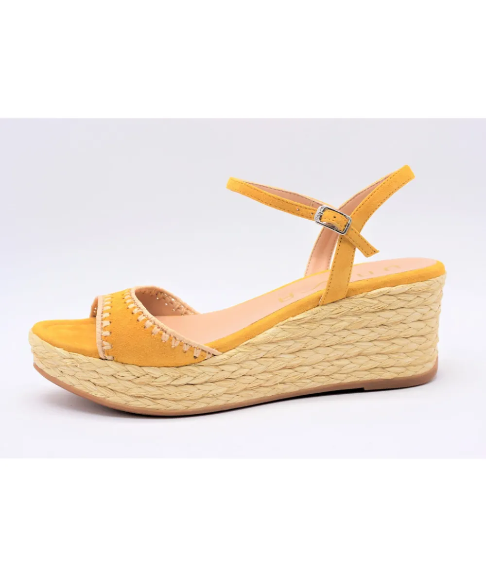 Sandales Et Nu-Pieds | L'Empreinte Chaussures UNISA KISSES jaune