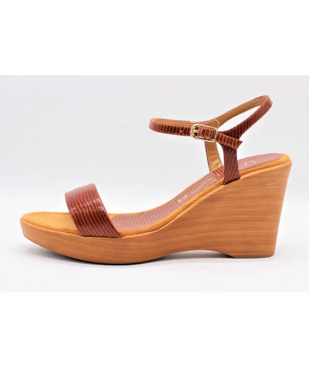 Sandales Et Nu-Pieds | L'Empreinte Chaussures UNISA RITA LEZARD marron