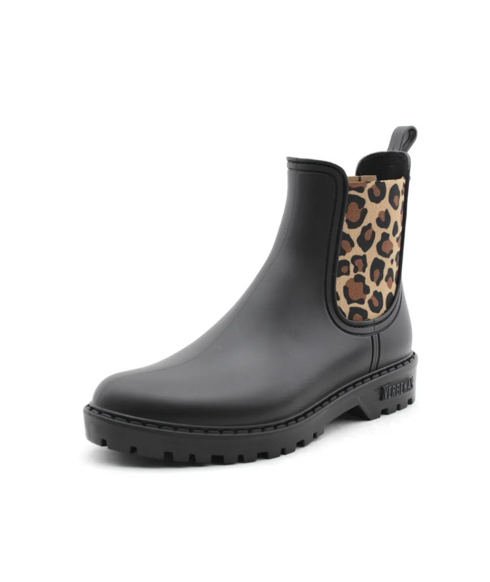 Bottines | L'Empreinte Chaussures VERBENAS GAUDI MATE ANIMAL noir