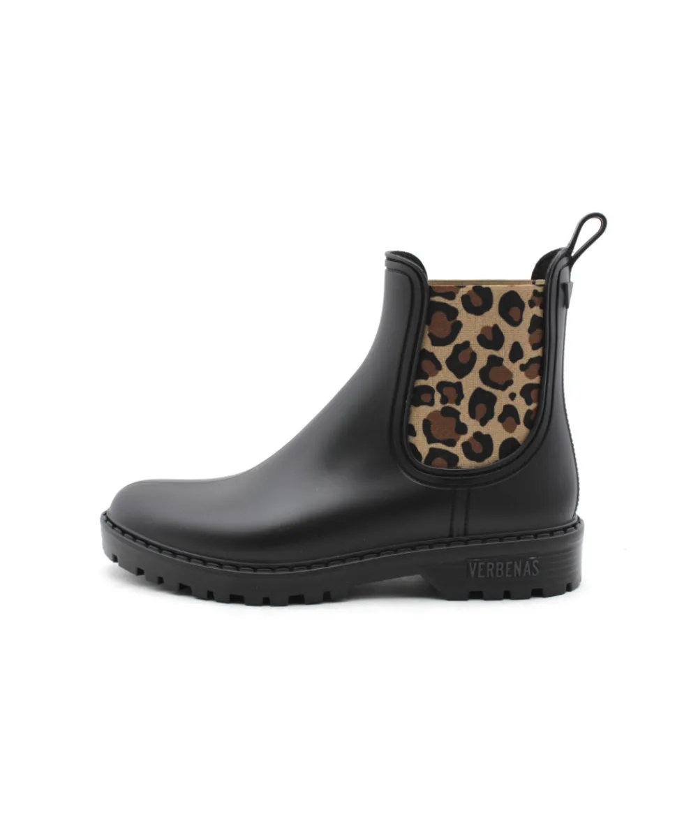 Bottines | L'Empreinte Chaussures VERBENAS GAUDI MATE ANIMAL noir