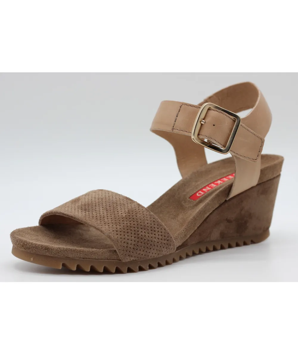 Sandales Et Nu-Pieds | L'Empreinte Chaussures WEEKEND 17203 VELOURS taupe