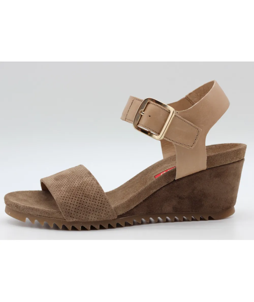 Sandales Et Nu-Pieds | L'Empreinte Chaussures WEEKEND 17203 VELOURS taupe