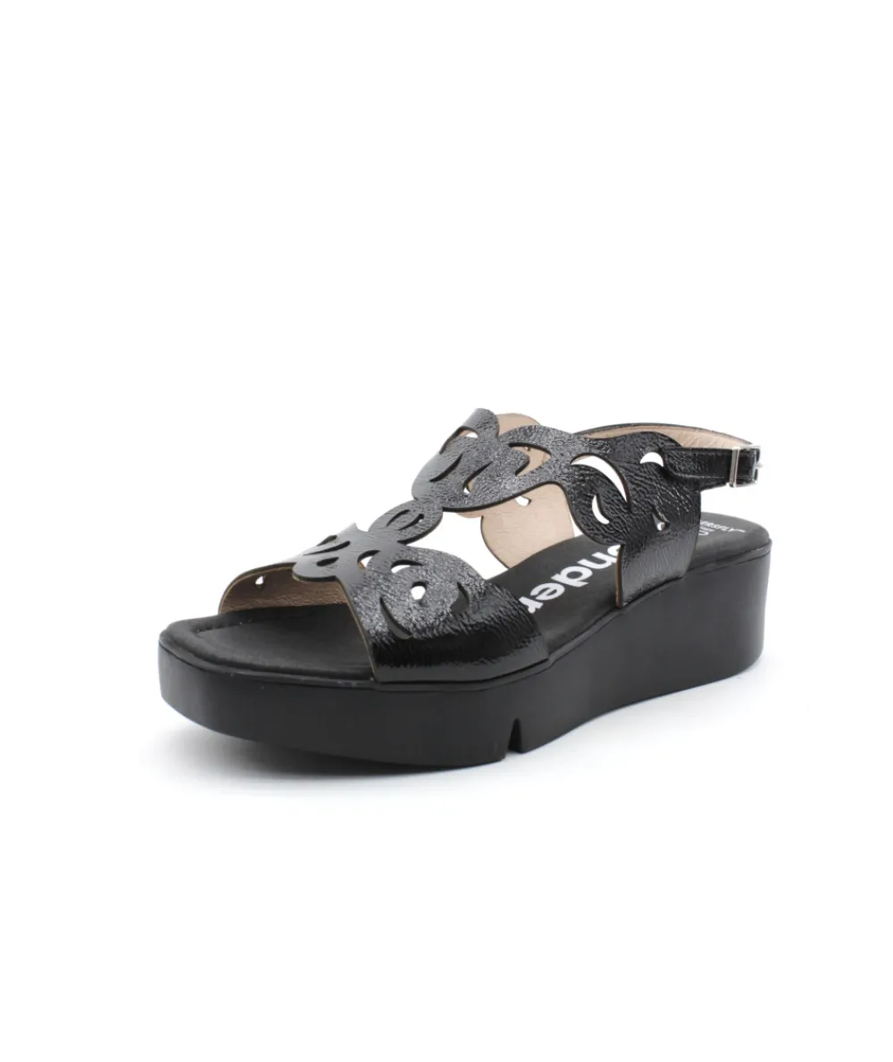 Sandales Et Nu-Pieds | L'Empreinte Chaussures WONDERS B7930 noir